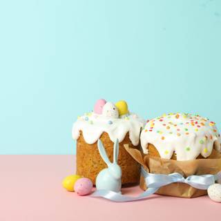 Easter desserts wallpaper