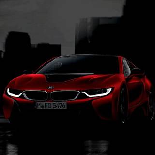 Black and red cars wallpaper