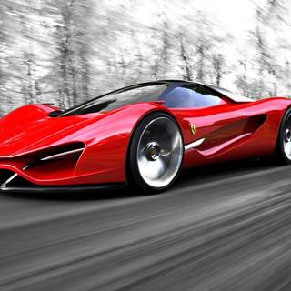 Black and red cars wallpaper