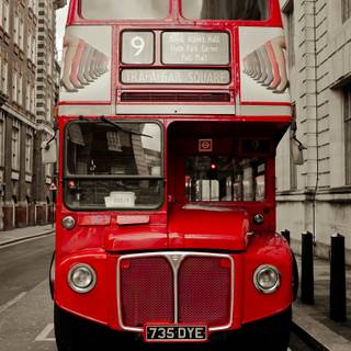 Double decker wallpaper