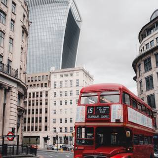 Double decker wallpaper