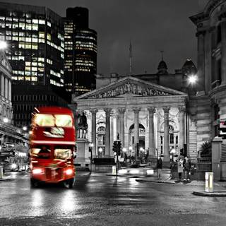 Double decker wallpaper