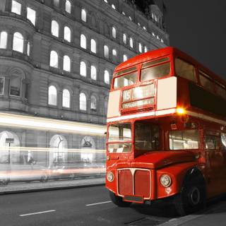 Double decker wallpaper