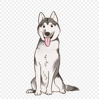 Husky cartoon wallpaper