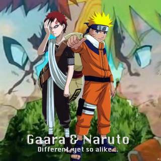 Naruto vs Gaara wallpaper