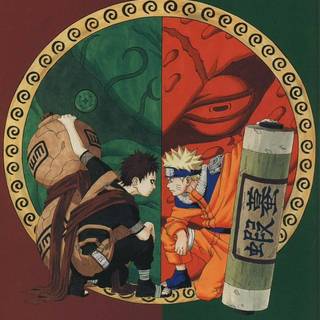 Naruto vs Gaara wallpaper