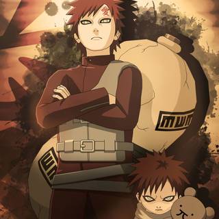 Naruto vs Gaara wallpaper