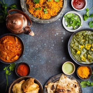 Desi food wallpaper