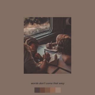 Brown sad aesthetic wallpaper