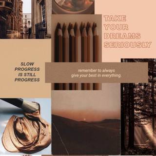 Brown sad aesthetic wallpaper