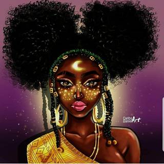 Black goddess wallpaper