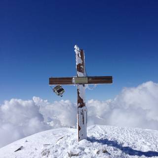 Wooden cross wallpaper