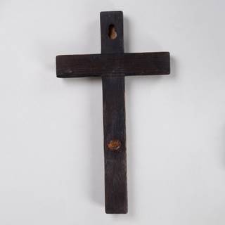 Wooden cross wallpaper