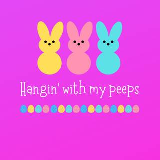 Easter bunny mobile wallpaper