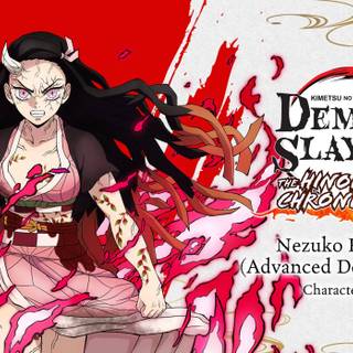 Nezuko demon half human wallpaper