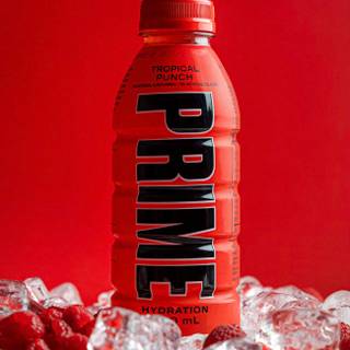 Prime red bottle wallpaper