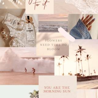 Aesthetic mood board wallpaper