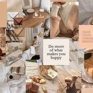 Aesthetic mood board wallpaper