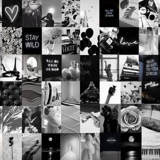 Aesthetic mood board wallpaper