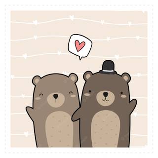 Bear couples wallpaper