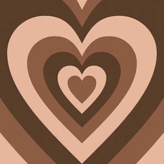 Heart illusion wallpaper