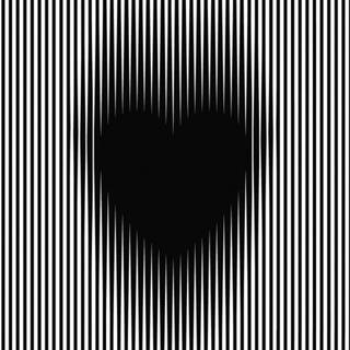 Heart illusion wallpaper