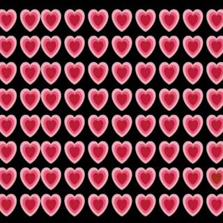 Heart illusion wallpaper