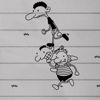 Diary of A Wimpy Kid drawings wallpaper