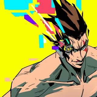 Cyberpunk David wallpaper