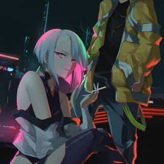 Cyberpunk David wallpaper