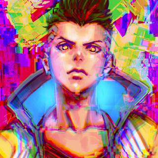 Cyberpunk David wallpaper