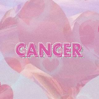 Pink Cancer horoscope wallpaper
