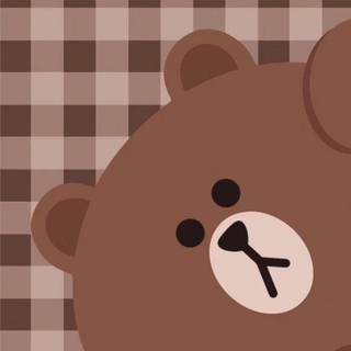 Kawaii light brown wallpaper