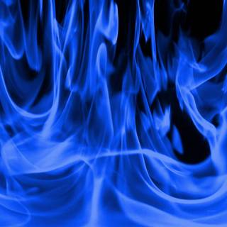 Cool blue fire wallpaper