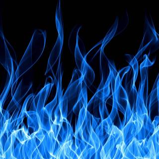 Cool blue fire wallpaper
