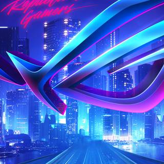 ROG city wallpaper