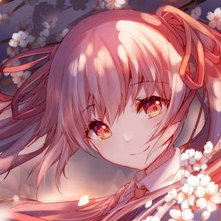 Manga spring wallpaper