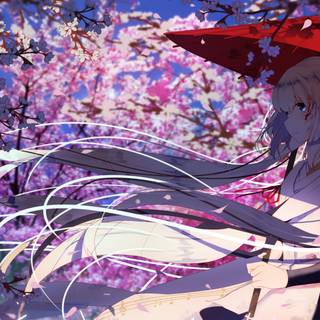 Manga spring wallpaper