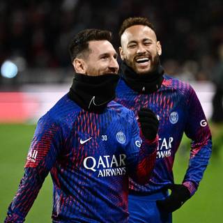 Neymar and Messi 2023 wallpaper