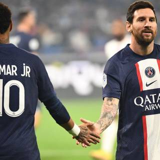 Neymar and Messi 2023 wallpaper