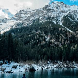 Spring mountains iPhone wallpaper