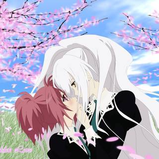 Manga spring wallpaper