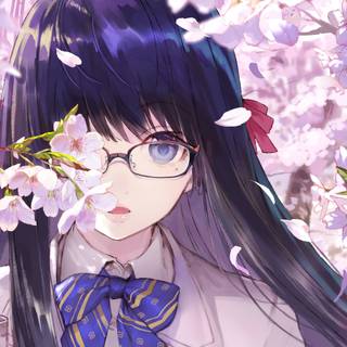 Manga spring wallpaper