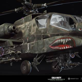 Call of Duty Modern Warfare II Apache helicopter wallpaper