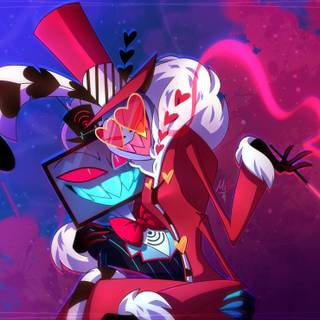 Angel Dust and Valentino wallpaper