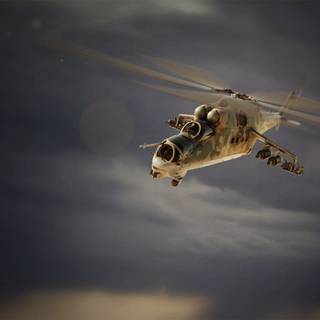 Call of Duty Modern Warfare II Apache helicopter wallpaper