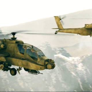 Call of Duty Modern Warfare II Apache helicopter wallpaper