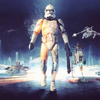 Star Wars video game characters wallpaper