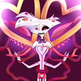 Angel Dust and Valentino wallpaper