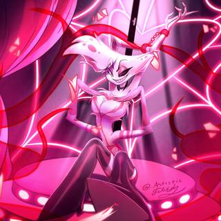 Angel Dust and Valentino wallpaper